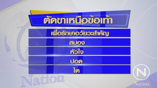 หมอชี้ "ปอถูกตัดข้อเท้าซ้าย" เป็นผลข้างเคียงจากอาการป่วย