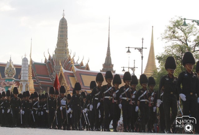 ทหารรักษาพระองค์ ซ้อมพิธีถวายสัตย์ปฏิญาณ