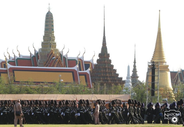 ทหารรักษาพระองค์ ซ้อมพิธีถวายสัตย์ปฏิญาณ