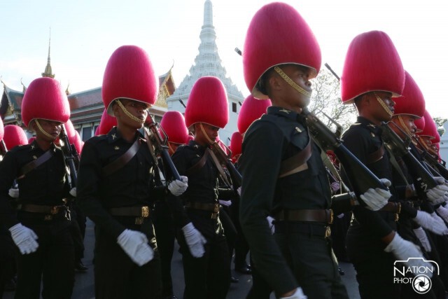 ทหารรักษาพระองค์ ซ้อมพิธีถวายสัตย์ปฏิญาณ
