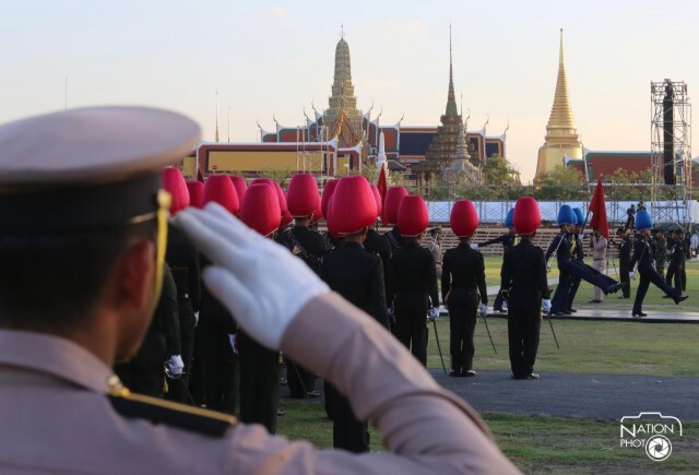 ทหารรักษาพระองค์ ซ้อมพิธีถวายสัตย์ปฏิญาณ