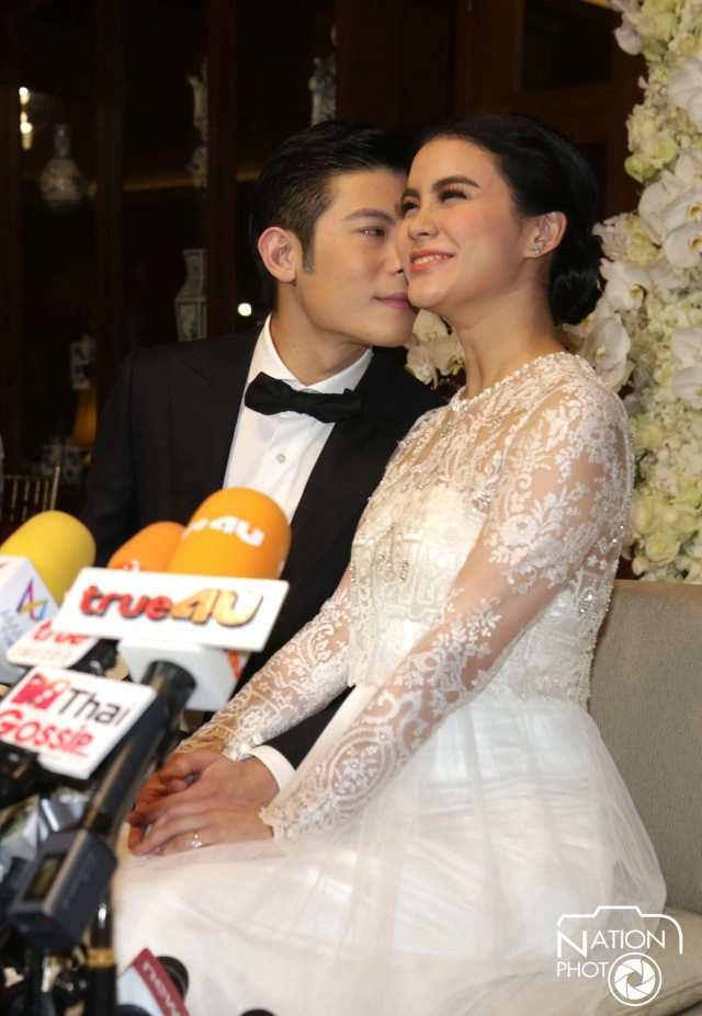 "มัดหมี่" พิมดาว เข้าประตูวิวาห์แฟนหนุ่ม "สัว" ศุภชัย