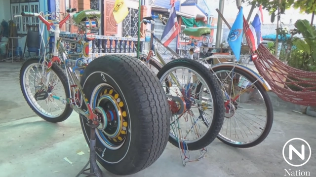 "ลุงณี"เจ้าของจักรยานล้อกะบะ ต่อจักรยานคันใหม่ร่วม "ปั่นเพื่อพ่อ"