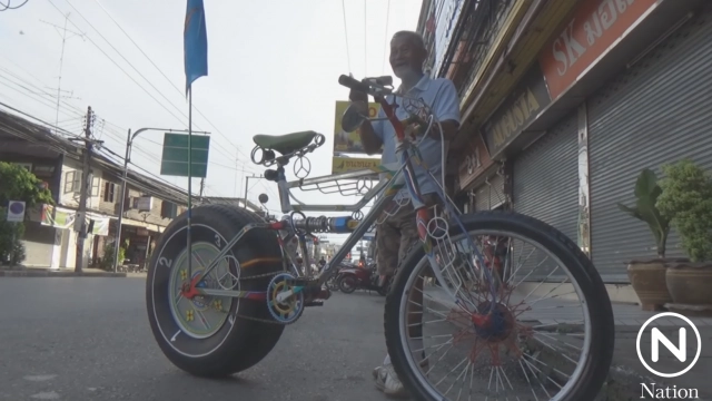 "ลุงณี"เจ้าของจักรยานล้อกะบะ ต่อจักรยานคันใหม่ร่วม "ปั่นเพื่อพ่อ"