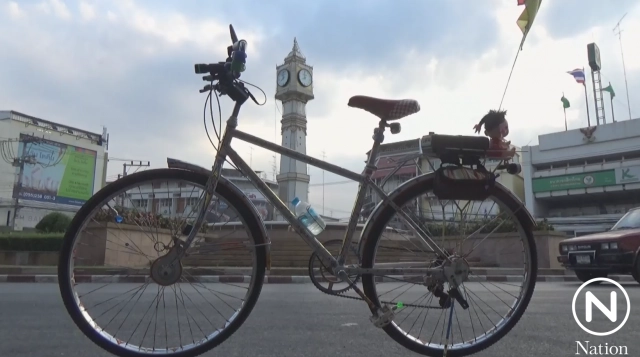 "ลุงณี"เจ้าของจักรยานล้อกะบะ ต่อจักรยานคันใหม่ร่วม "ปั่นเพื่อพ่อ"