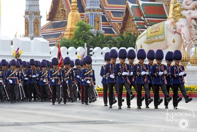 ภาพชุด พิธีถวายสัตย์ปฏิญาณตนและสวนสนามของทหารรักษาพระองค์