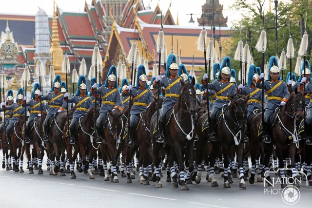 ภาพชุด พิธีถวายสัตย์ปฏิญาณตนและสวนสนามของทหารรักษาพระองค์