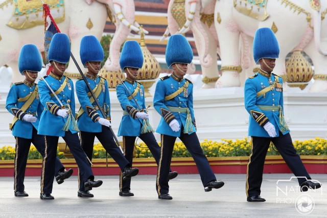 ภาพชุด พิธีถวายสัตย์ปฏิญาณตนและสวนสนามของทหารรักษาพระองค์