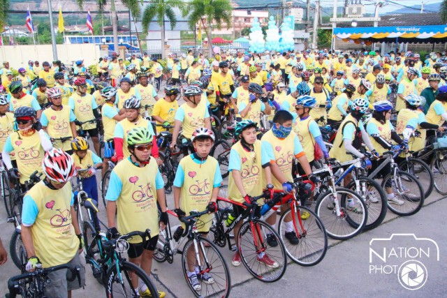 880 นักปั่น! ร่วมกิจกรรม"ปั่นเพื่อพ่อ" เทิดพระเกียรติในหลวง
