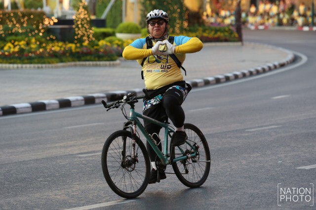 ภาพบรรยากาศความประทับใจ ในกิจกรรม"ปั่นเพื่อพ่อ" ชุดที่2