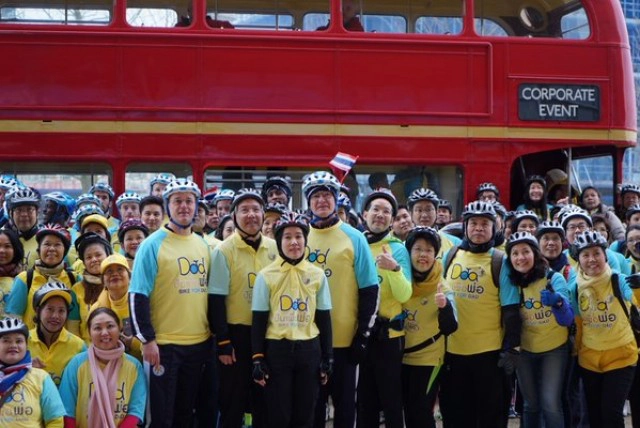 เลสเตอร์ ซิตี้ พร้อม"ปั่นเพื่อพ่อ" เฉลิมพระเกียรติในหลวง