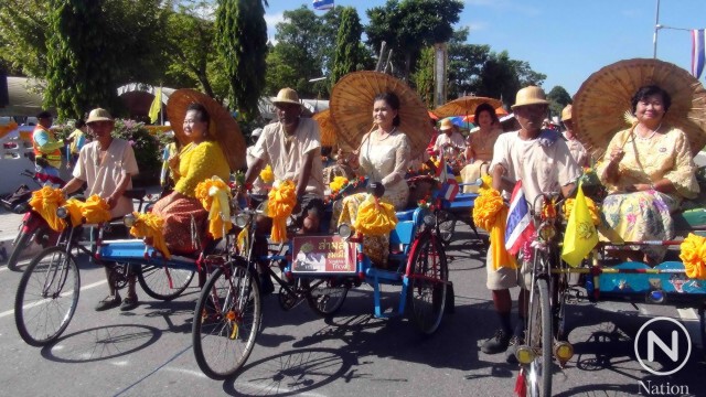 ชาวสงขลา เกือบ 20,000 คน ร่วม"ปั่นเพื่อพ่อ"