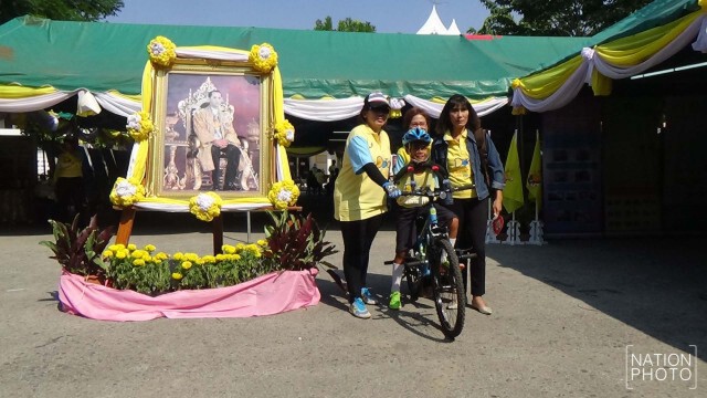 "น้องทาม"พร้อมครอบครัวมั่นใจเตรียมตัวมาดีปั่นจักรยานครบ 29 กม.