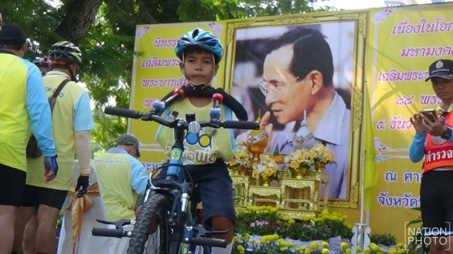 "น้องทาม"พร้อมครอบครัวมั่นใจเตรียมตัวมาดีปั่นจักรยานครบ 29 กม.