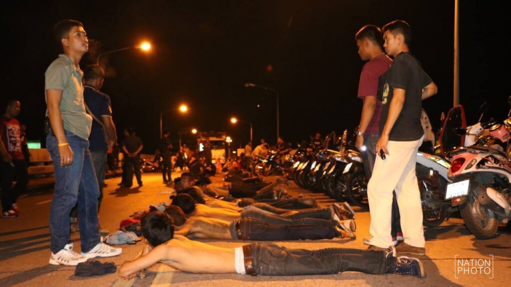 ตร.ปิดประตูตีแมว...จับกุมกลุ่มเด็กแว๊น รวมตัวซิ่งในเมืองหาดใหญ่