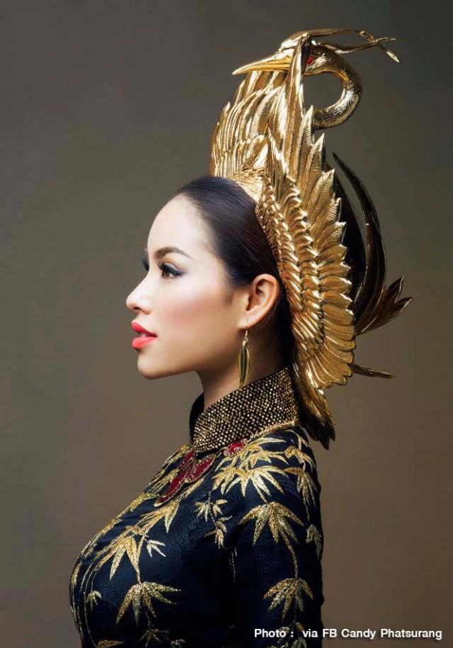 นางงามเวียดนามเยือนเมียนมาร์ "อวดชุดประจำชาติ"