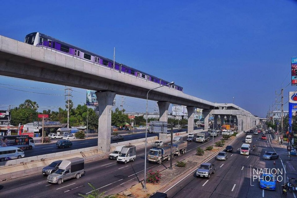 นายกฯเผยเปิดรถไฟสายสีม่วงเดือนสิงหาคม 59