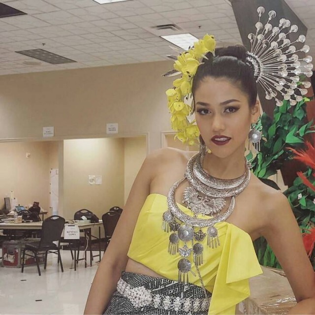 แนท-อนิพรณ์ โชว์ชุด "รำเซิ้ง" เตรียมประชัน มิสยูนิเวิร์ส 2015