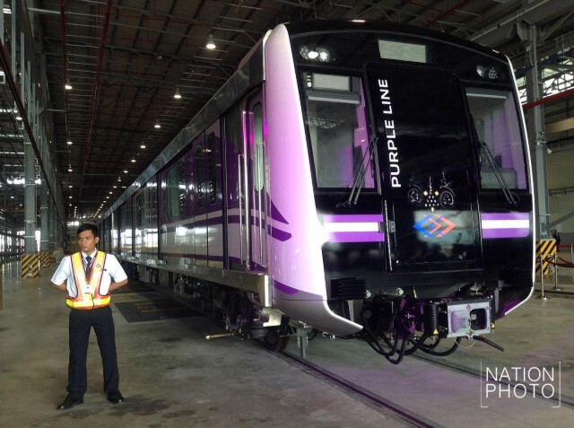 นายกฯเผยเปิดรถไฟสายสีม่วงเดือนสิงหาคม 59