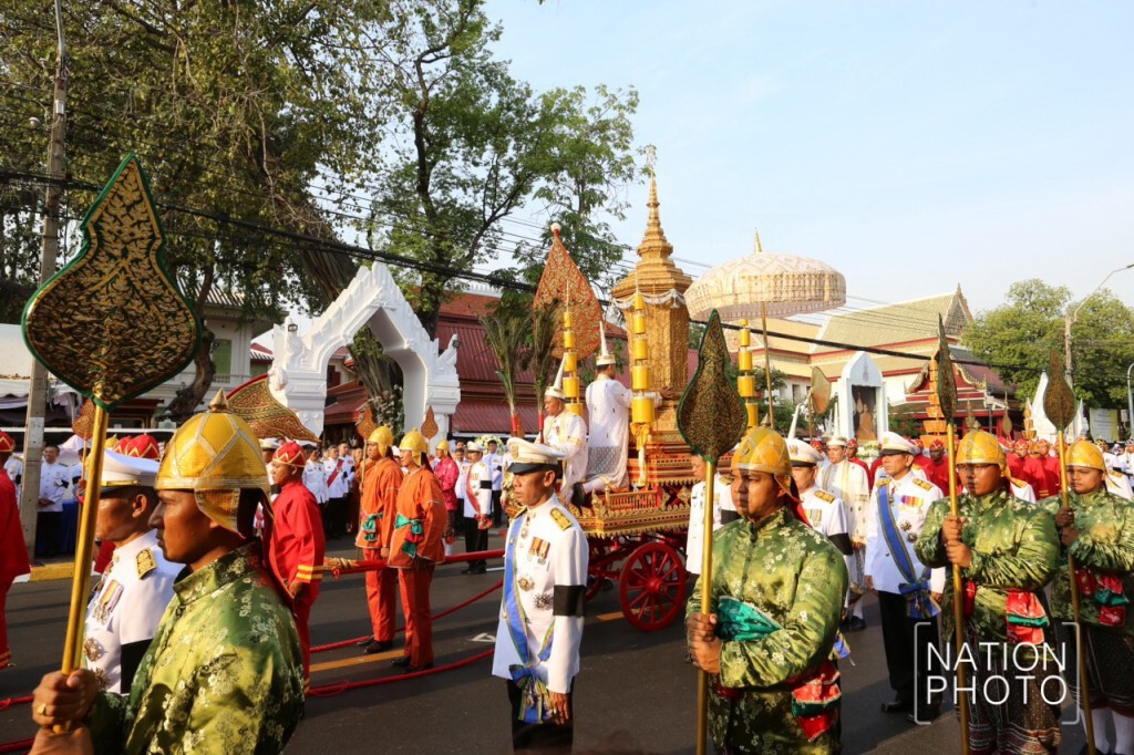 ขบวนพระอิสริยยศเชิญพระโกศพระศพสมเด็จพระสังฆราช ขบวนพระอิสริยยศเชิญพระโกศพระศพสมเด็จพระสังฆราช