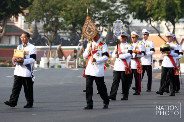 ภาพชุด3 ขบวนพระอิสริยยศเชิญพระโกศพระศพสมเด็จพระพระสังฆราช