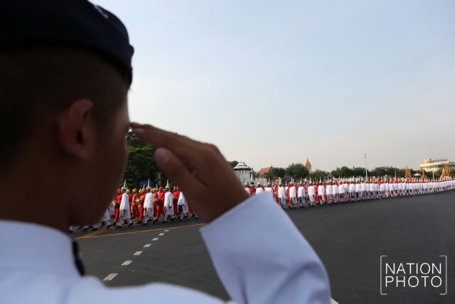 ภาพชุด3 ขบวนพระอิสริยยศเชิญพระโกศพระศพสมเด็จพระพระสังฆราช