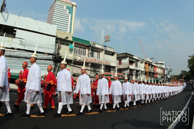 ภาพชุด5 ขบวนพระอิสริยยศเชิญพระโกศพระศพสมเด็จพระพระสังฆราช