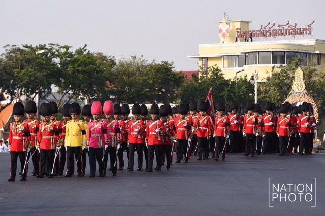 ภาพชุด3 ขบวนพระอิสริยยศเชิญพระโกศพระศพสมเด็จพระพระสังฆราช