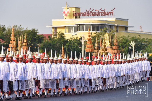 ภาพชุด3 ขบวนพระอิสริยยศเชิญพระโกศพระศพสมเด็จพระพระสังฆราช