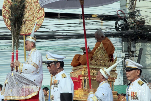 ภาพชุด5 ขบวนพระอิสริยยศเชิญพระโกศพระศพสมเด็จพระพระสังฆราช