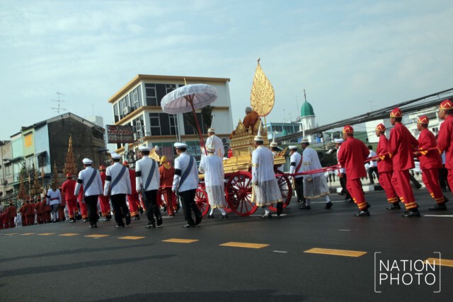 ภาพชุด5 ขบวนพระอิสริยยศเชิญพระโกศพระศพสมเด็จพระพระสังฆราช