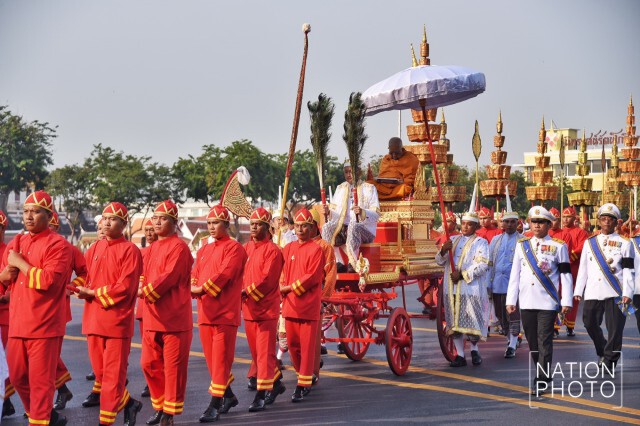 ภาพชุด3 ขบวนพระอิสริยยศเชิญพระโกศพระศพสมเด็จพระพระสังฆราช