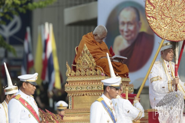 ภาพชุด5 ขบวนพระอิสริยยศเชิญพระโกศพระศพสมเด็จพระพระสังฆราช