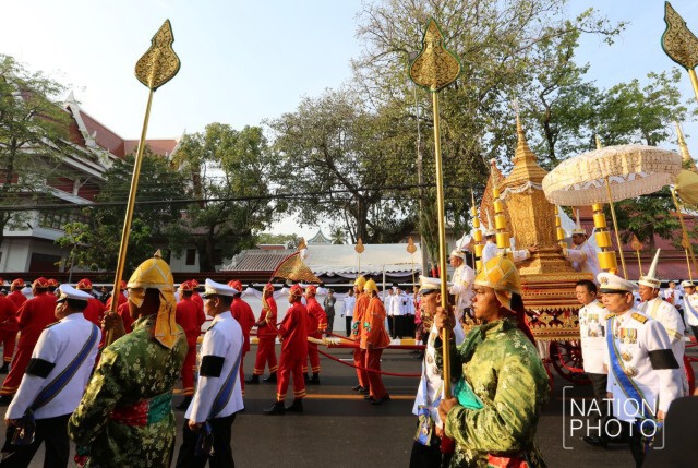 ขบวนพระอิสริยยศเชิญพระโกศพระศพสมเด็จพระสังฆราช