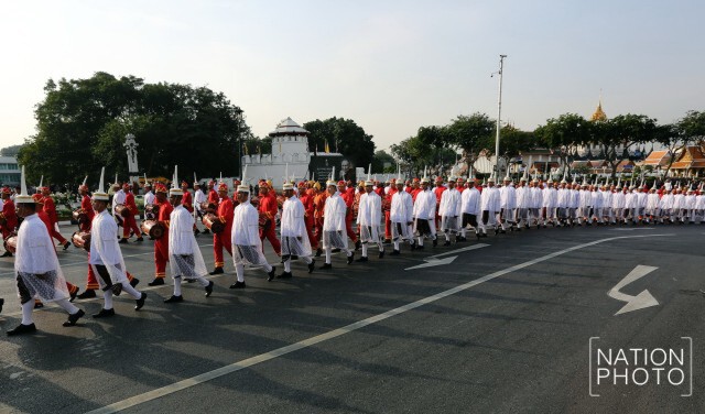 ภาพชุด2 ขบวนพระอิสริยยศเชิญพระโกศพระศพสมเด็จพระพระสังฆราช