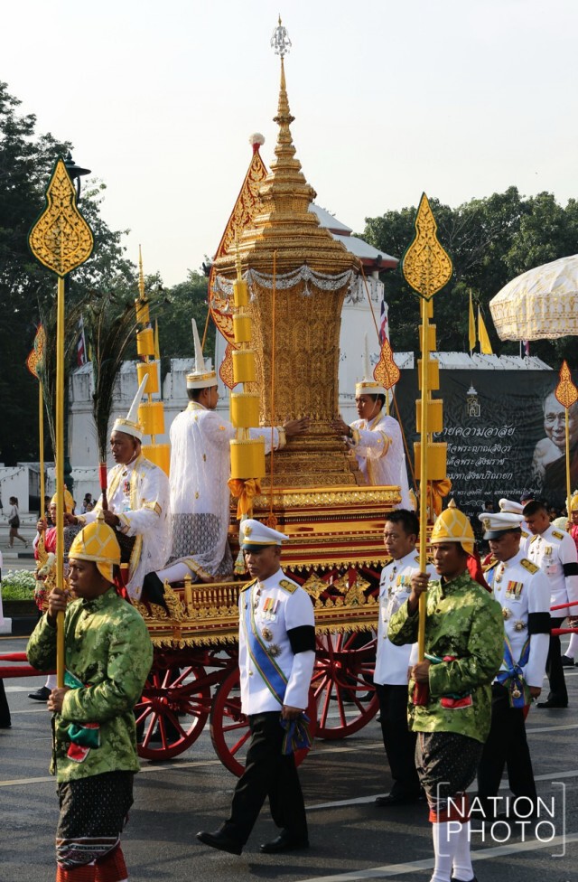ภาพชุด2 ขบวนพระอิสริยยศเชิญพระโกศพระศพสมเด็จพระพระสังฆราช