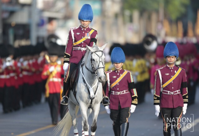 ภาพชุด5 ขบวนพระอิสริยยศเชิญพระโกศพระศพสมเด็จพระพระสังฆราช
