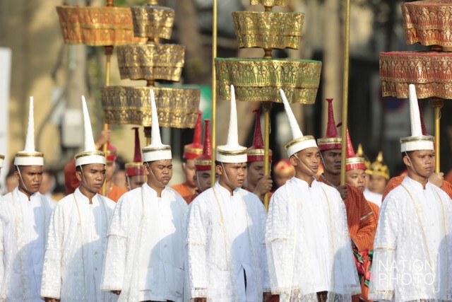 ภาพชุด5 ขบวนพระอิสริยยศเชิญพระโกศพระศพสมเด็จพระพระสังฆราช