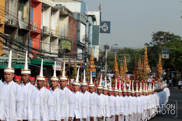 ภาพชุด5 ขบวนพระอิสริยยศเชิญพระโกศพระศพสมเด็จพระพระสังฆราช