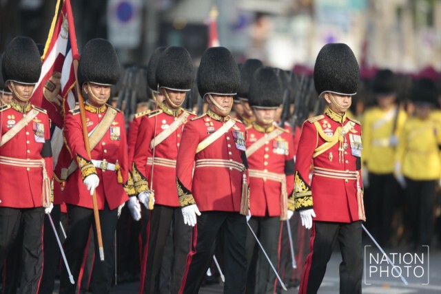 ภาพชุด5 ขบวนพระอิสริยยศเชิญพระโกศพระศพสมเด็จพระพระสังฆราช
