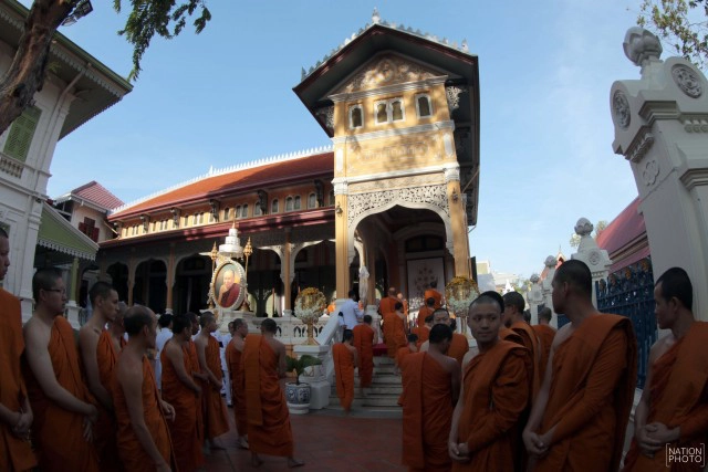 ภาพชุด อัญเชิญพระโกศพระอัฐิสมเด็จพระสังฆราช ประดิษฐาน ณ ตำหนักเพชร วัดบวรนิเวศวิหาร
