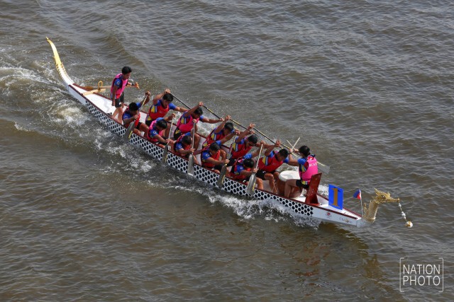 ชมบรรยากาศ แข่งเรือพาย สืบสานตำนานเจ้าพระยา