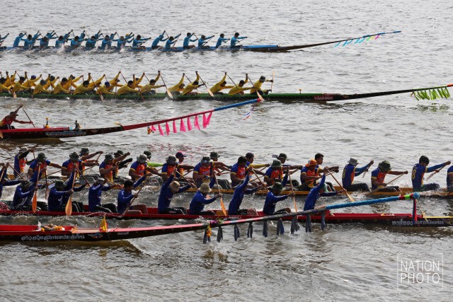 ชมบรรยากาศ แข่งเรือพาย สืบสานตำนานเจ้าพระยา