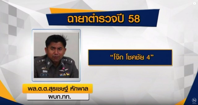 เปิดฉายาตำรวจปี 58-  "จักรทิพย์" ผบ.เสียทรง