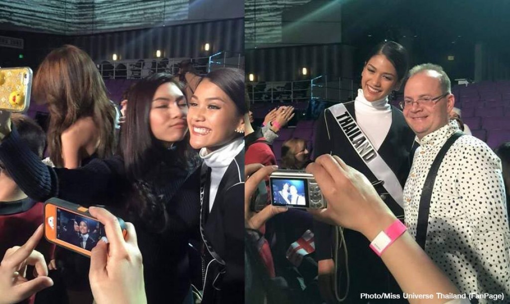 แห่เซลฟี่ล้นหลาม "น้องแนท" ติดขอบเวที Miss Universe 2015 แห่เซลฟี่ล้นหลาม "น้องแนท" ติดขอบเวที Miss Universe 2015