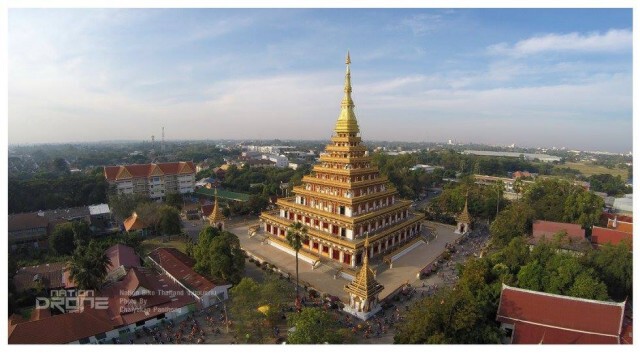 ภาพมุมสูง ปั่นนำกันกับมหัศจรรย์พรรณไม้นานาชาติ ขอนแก่น