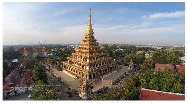 ภาพมุมสูง ปั่นนำกันกับมหัศจรรย์พรรณไม้นานาชาติ ขอนแก่น