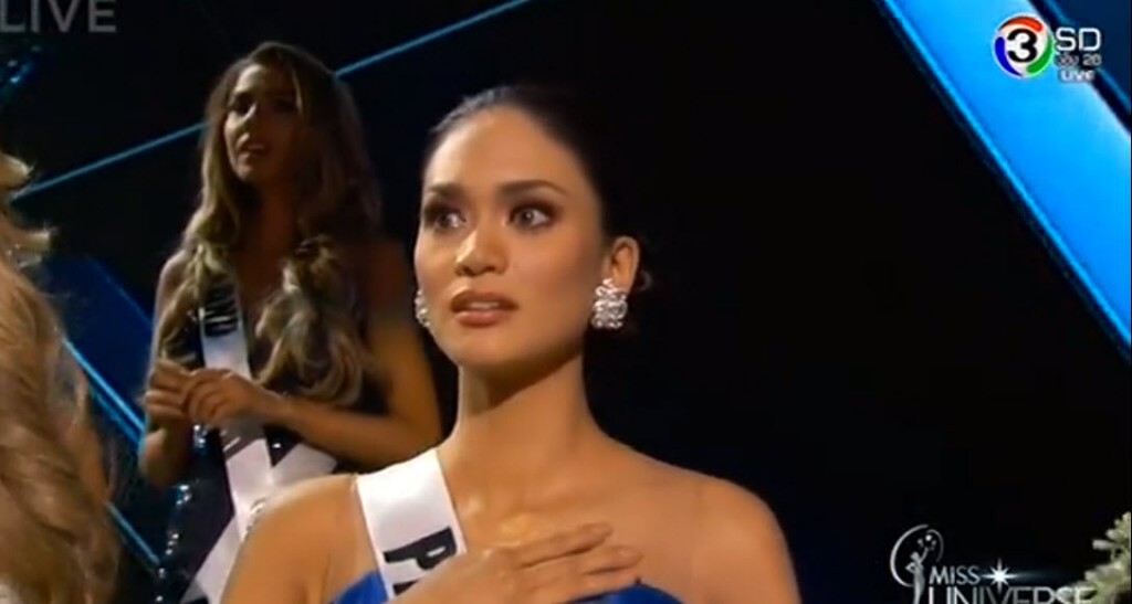 คลิปเหวอ! นางงามฟิลิปปินช๊อค หลังกลับคำตัดสินให้เป็น Miss Universe 2015 คลิปเหวอ! นางงามฟิลิปปินช๊อค หลังกลับคำตัดสินให้เป็น Miss Universe 2015