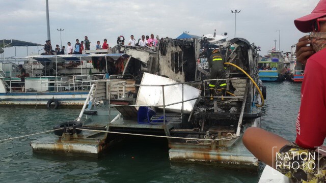 เพลิงไหม้เรือนำเที่ยววอด เสียหายกว่า 8 ล้านบาท