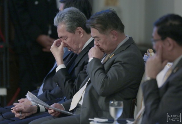นายกฯนำครม.รัฐบาลแถลงผลงานรัฐบาลรอบ 1 ปี